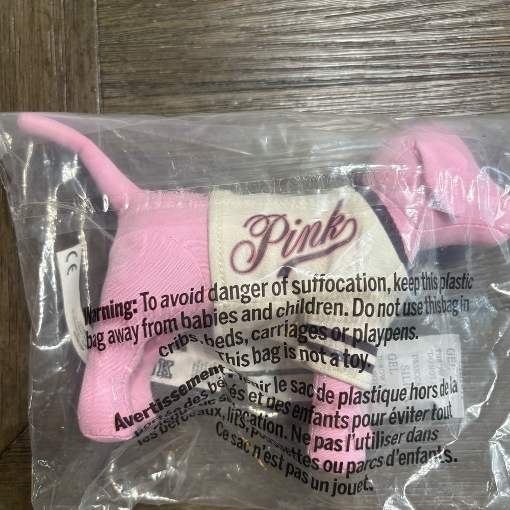 VS Pink Dog Plush Toy